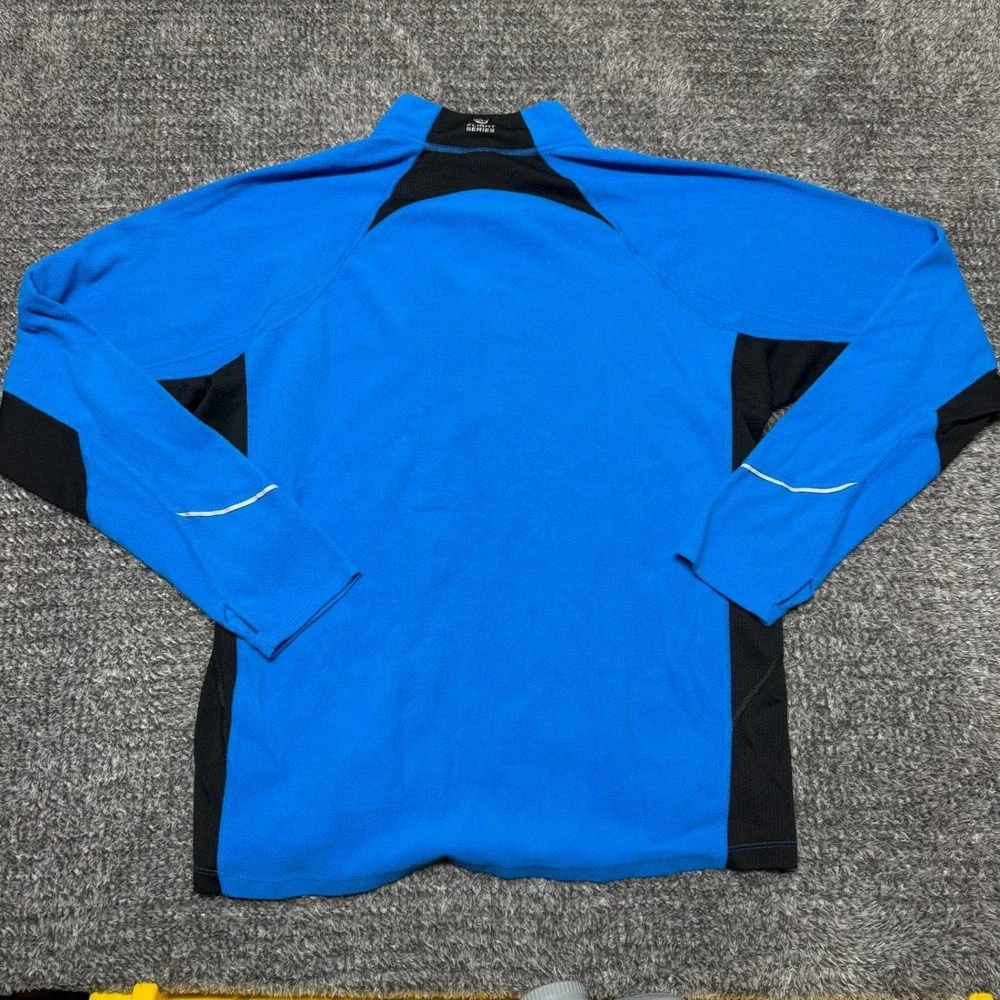 The‎ North Face Mens Flight Series Pullover XL Blue Black 1/4 Zip Fleece